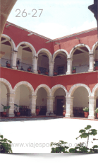 Otra vista del Patio y Balcones en el Interior del Museo Regional de Historia en Aguascalientes, Ags. México