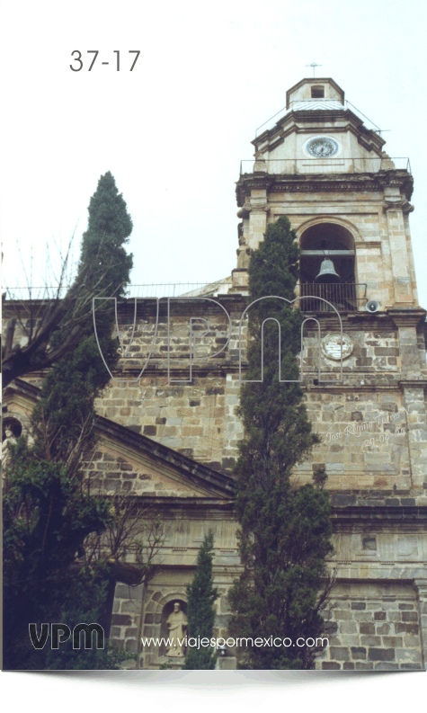 Torre de la Parroquia Purísima Concepción en Real de Catorce, S.L.P. México