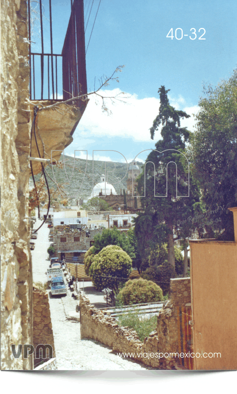 Balcón con vista al Jardín de Real de Catorce, S.L.P. México