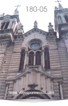 Detalle de la fachada de la Iglesia de la Purísima en Aguascalientes, Ags. México