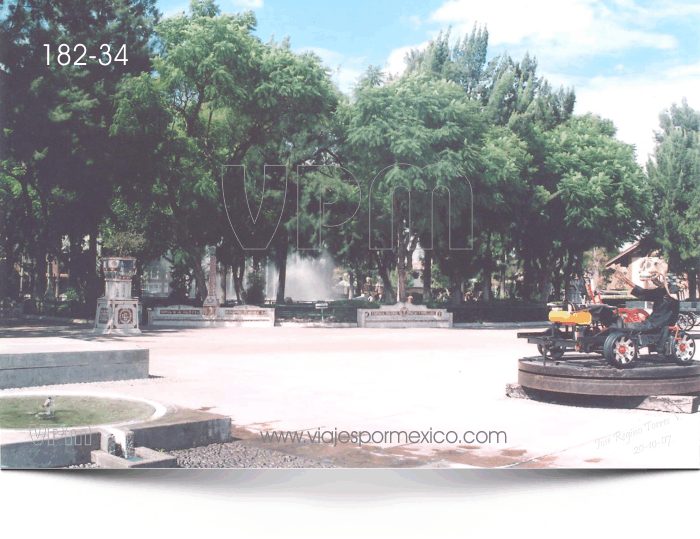 El Parque de las tres Centurias en Aguascalientes, Ags. México
