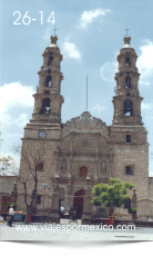 Iglesia de la Catedral en la zona centro de Aguascalientes, Ags. México