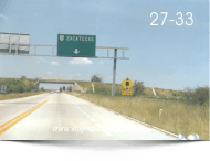 Carretera Aguascalientes-Zacatecas en Aguascalientes, México
