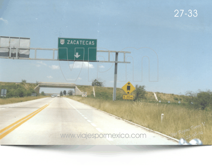 Carretera Aguascalientes-Zacatecas en Aguascalientes, México