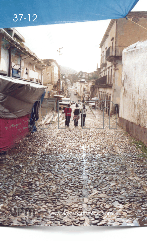 Calle principal de Real de Catorce, S.L.P. México