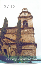 Otra vista más de la Torre de la Parroquia Purísima Concepción en Real de Catorce, S.L.P. México