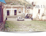 Foto tomada desde el frente de la Parroquia de la Purísima Concepción en Real de Catorce, S.L.P. México