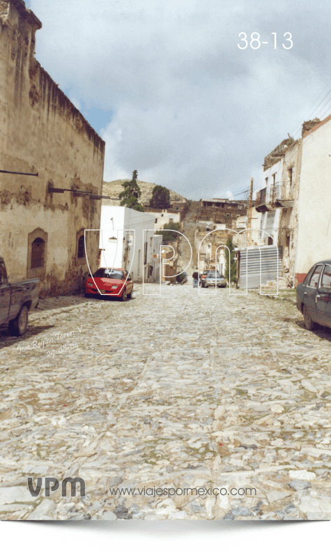 Calle Constitución de Real de Catorce, S.L.P. México