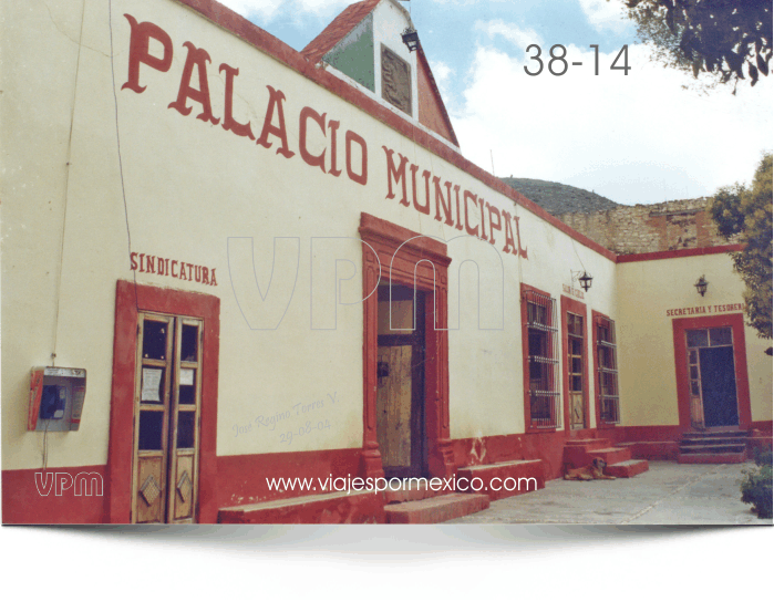 Fachada del Palacio Municipal de Real de Catorce, S.L.P. México