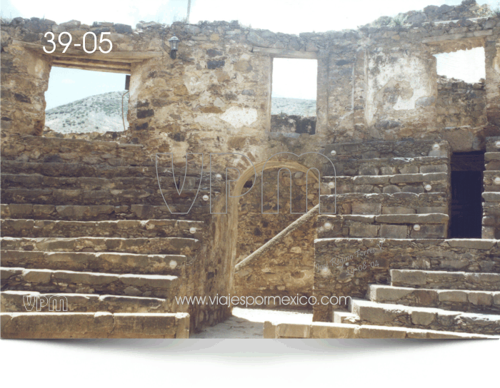 Vista parcial del Palenque de Real de Catorce, S.L.P. México