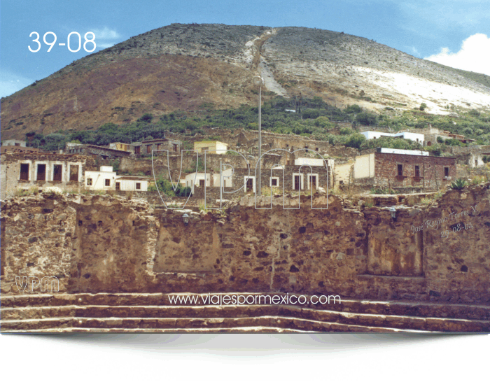 Foto tomada desde dentro del Palenque de Real de Catorce, S.L.P. México