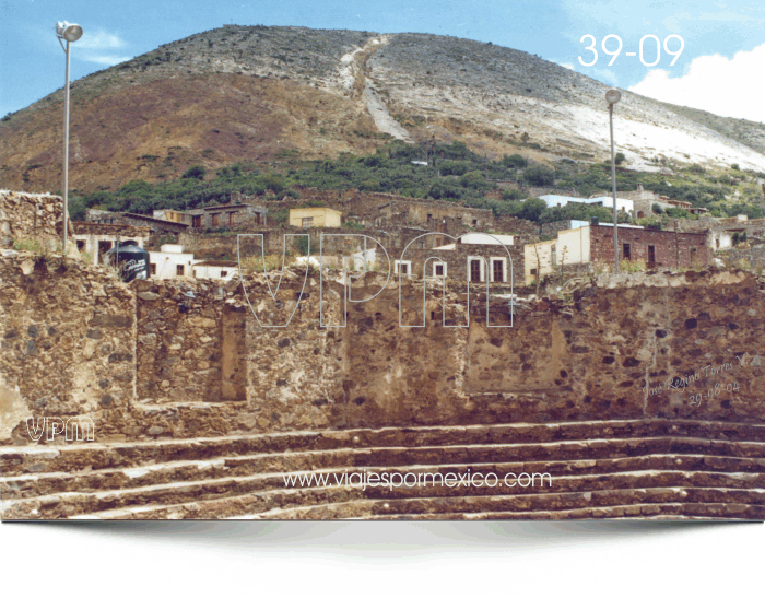 Otra vista desde dentro del Palenque de Real de Catorce, S.L.P. México