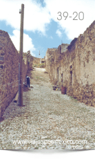 Callejón donde está ubicado el Palenque de Real de Catorce, S.L.P. México