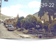 Vista parcial del Jardín Principal de Real de Catorce, S.L.P. México