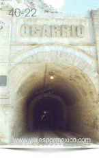 Túnel de Ogarrio en la salida del pueblo de Real de Catorce, S.L.P. México