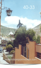 Candil de la calle mirando al Jardín de Real de Catorce, S.L.P. México