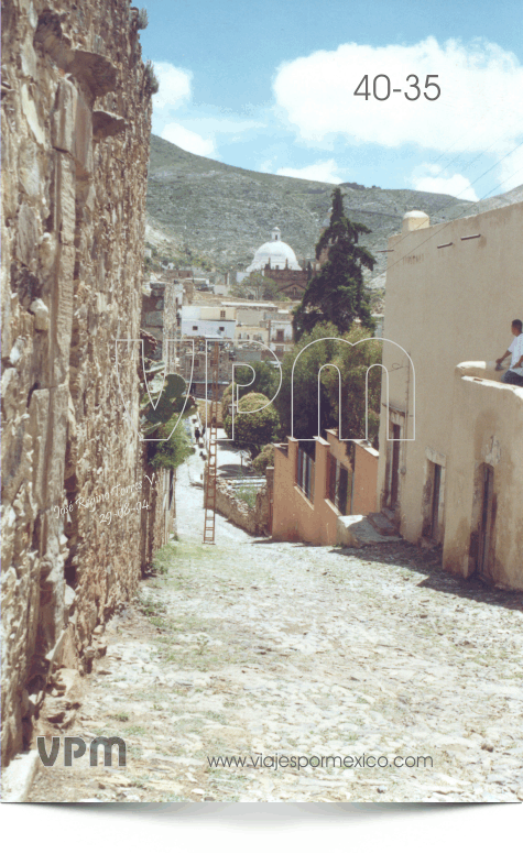 Vista al Jardín Principal de Real de Catorce, S.L.P. México